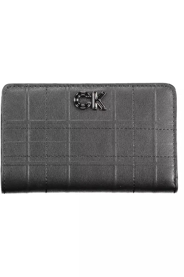 Black Polyethylene Women Wallet Calvin Klein