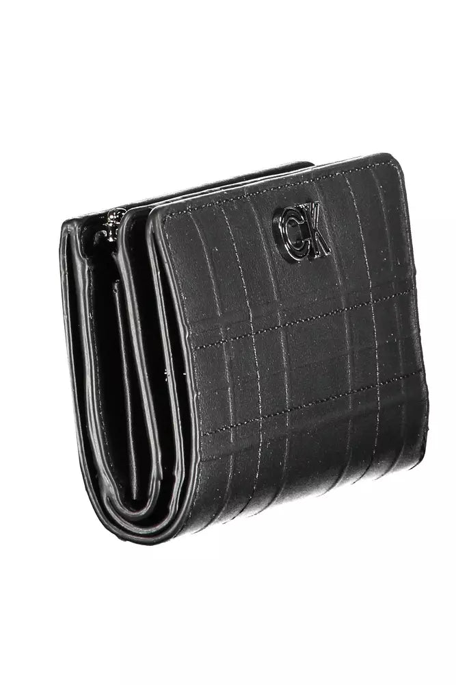 Black Polyethylene Women Wallet Calvin Klein