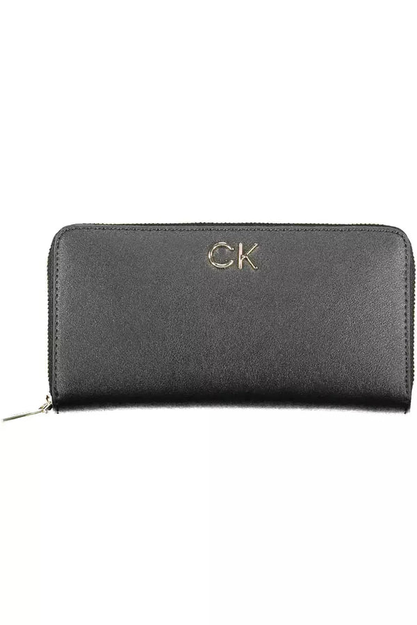 Black Polyethylene Women Wallet Calvin Klein