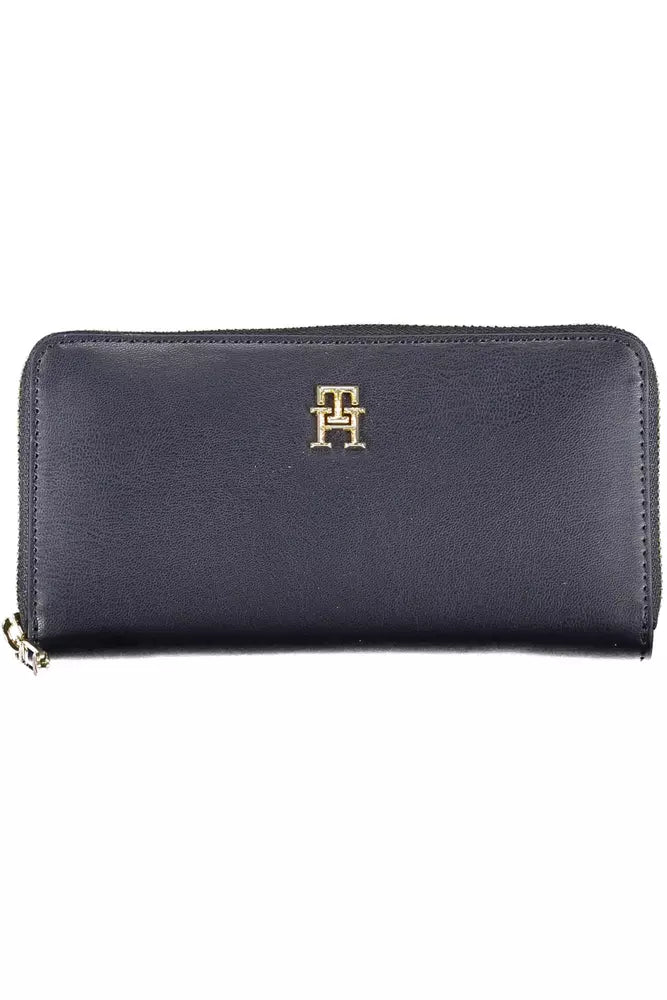 Blue Polyethylene Women Wallet Tommy Hilfiger