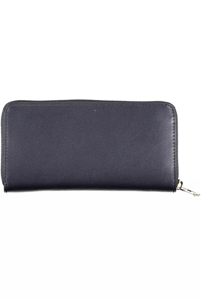 Blue Polyethylene Women Wallet Tommy Hilfiger