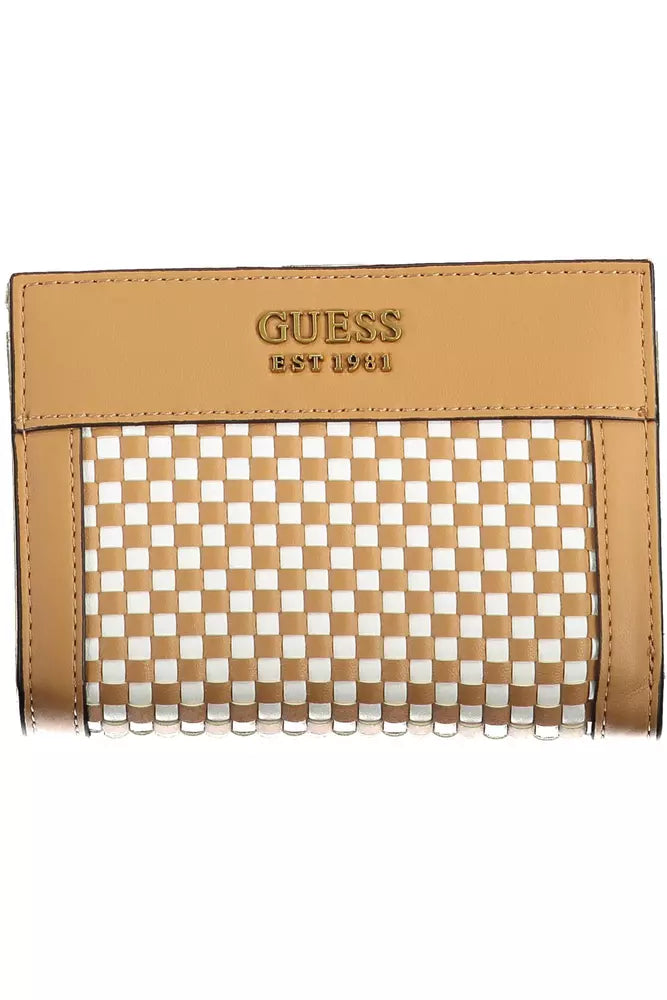 Brown Polyethylene Women Wallet Guess Jeans