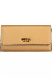 Beige Polyethylene Women Wallet Guess Jeans