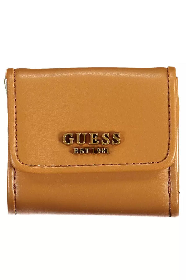 Brown Polyethylene Women Wallet Guess Jeans