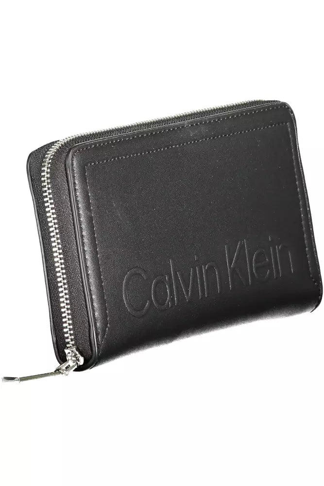 Black Polyethylene Women Wallet Calvin Klein