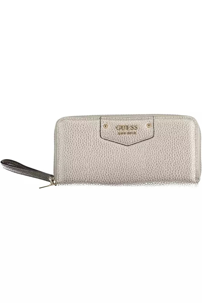 Silver Polyethylene Women Wallet Guess Jeans