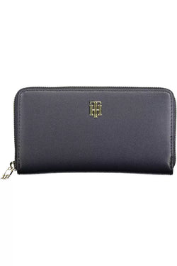 Blue Polyethylene Women Wallet Tommy Hilfiger