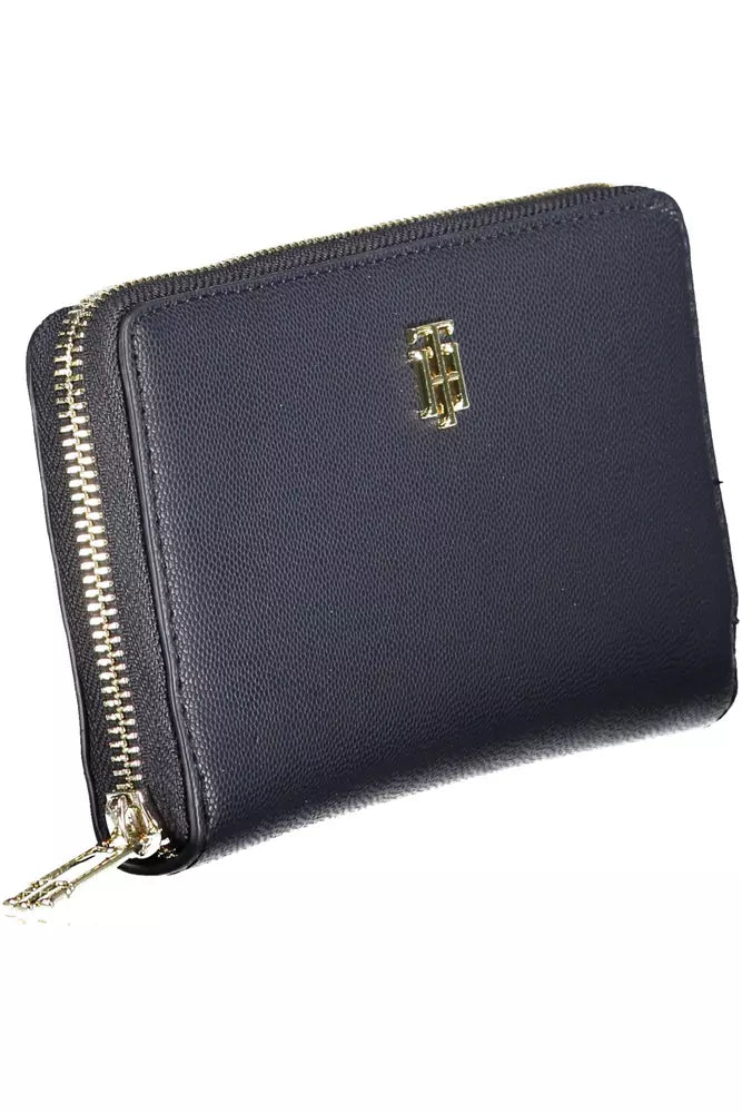 Blue Polyethylene Women Wallet Tommy Hilfiger