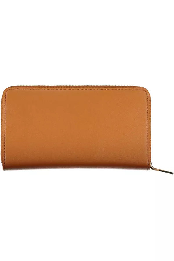 Brown Polyethylene Women Wallet Calvin Klein