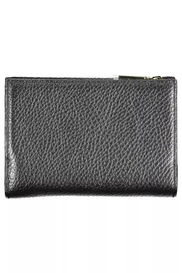 Black Leather Women Wallet Coccinelle