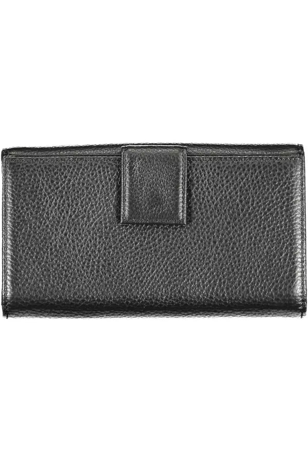 Black Leather Women Wallet Coccinelle