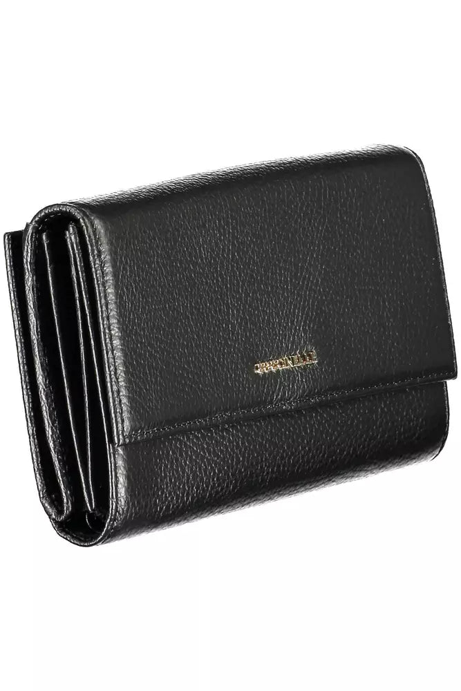 Black Leather Women Wallet Coccinelle