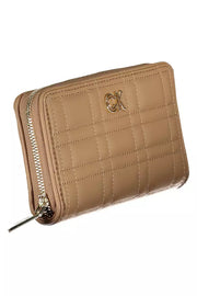 Beige Polyester Women Wallet Calvin Klein