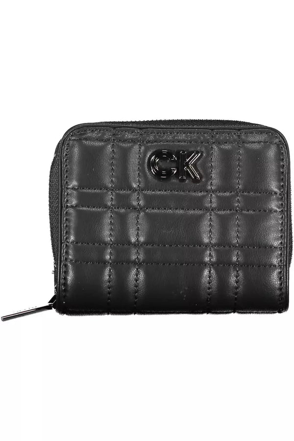 Black Polyester Women Wallet Calvin Klein