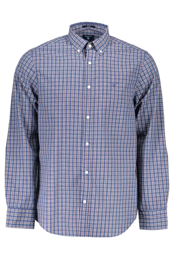 Purple Cotton Men Shirt Gant