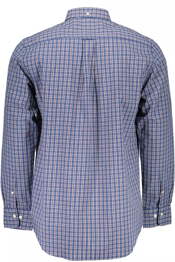 Purple Cotton Men Shirt Gant