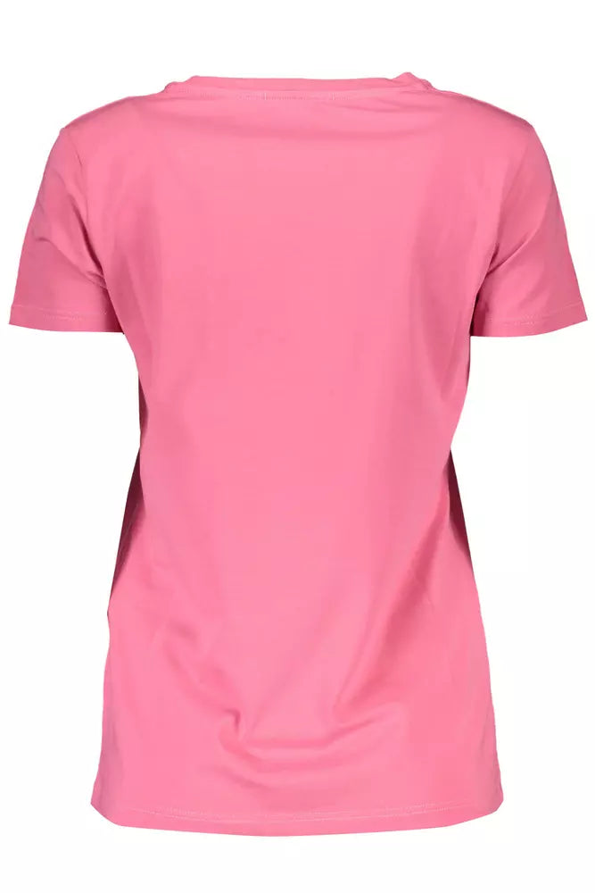 Pink Cotton Women T-Shirt Scervino Street