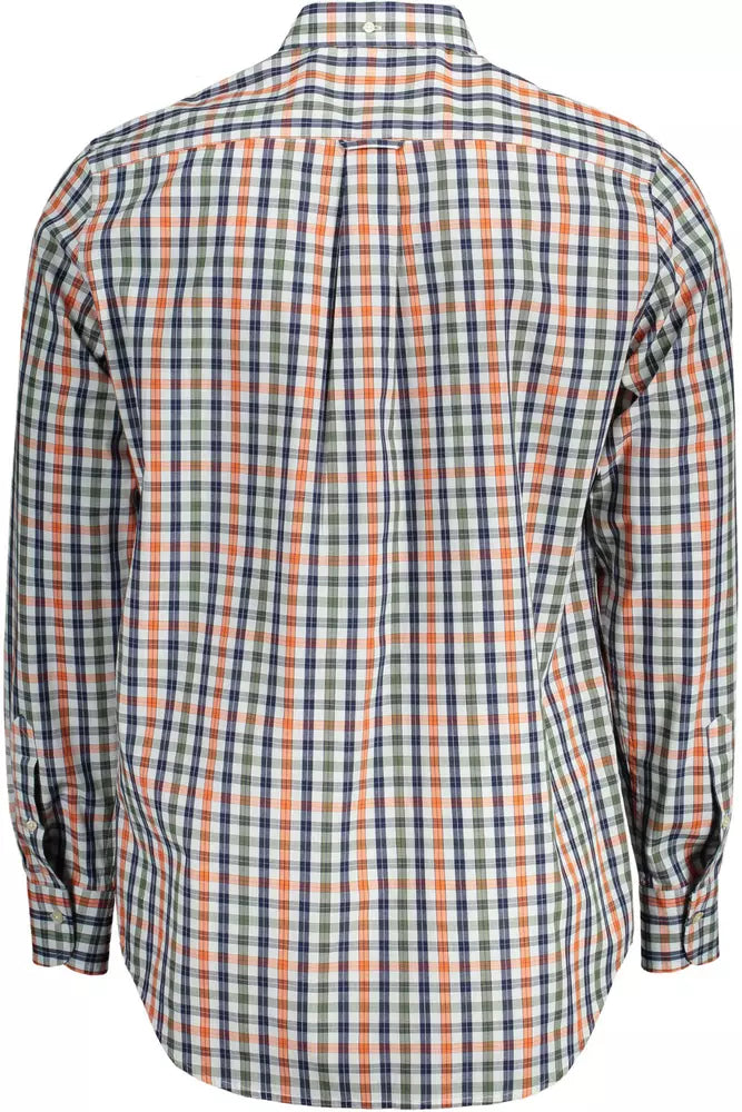 Green Cotton Men Shirt Gant