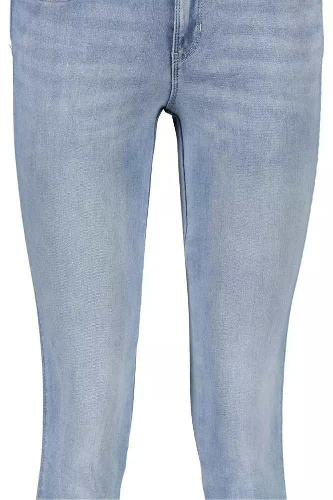 Light Blue Cotton Women Jeans Guess Jeans