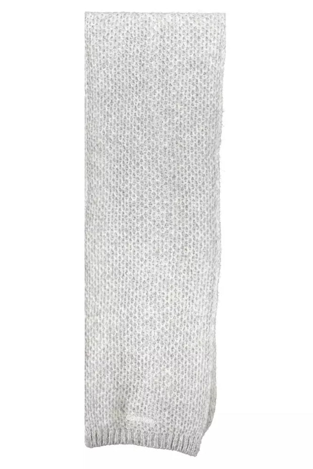 Gray Alpaca Women Scarf Calvin Klein