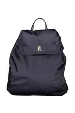 Blue Polyester Women Backpack Tommy Hilfiger