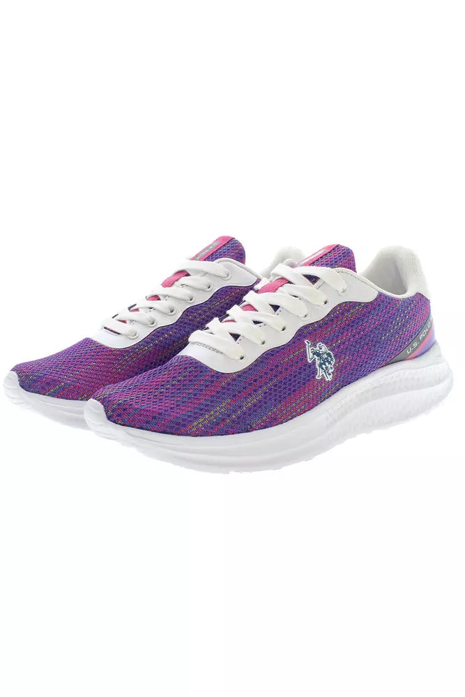 Purple Polyester Women Sneaker U.S. POLO ASSN.