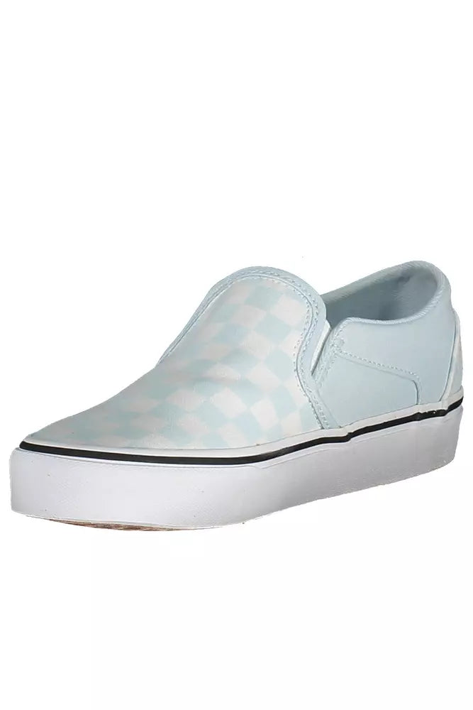 Light Blue Polyester Women Sneaker Vans