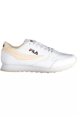 White Polyethylene Women Sneaker Fila