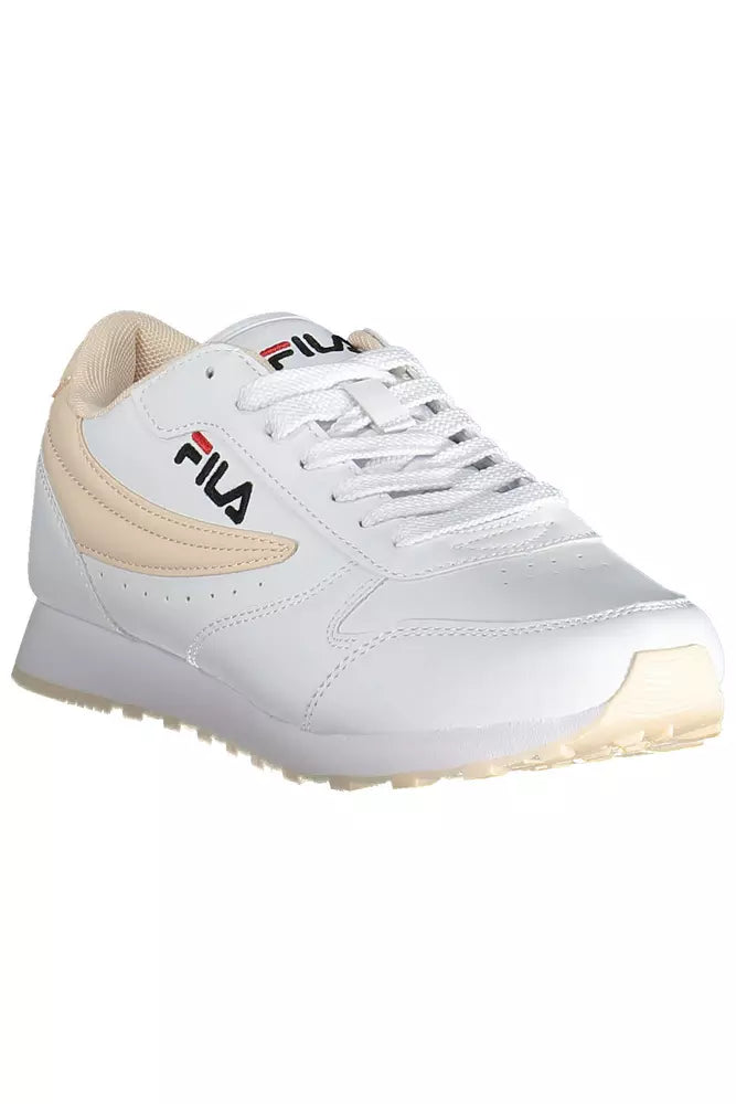 White Polyethylene Women Sneaker Fila