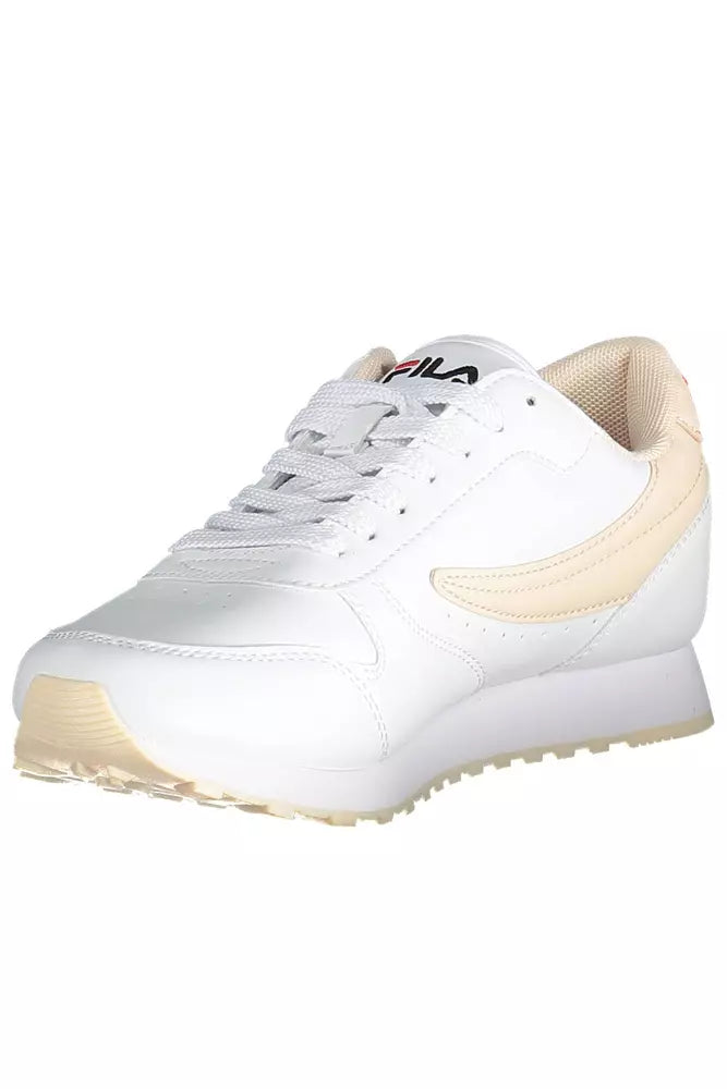 White Polyethylene Women Sneaker Fila