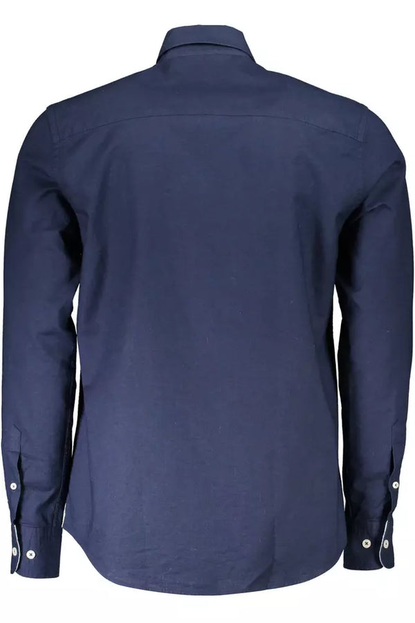 Blue Cotton Men Shirt North Sails