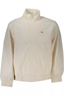 White Polyamide Men Jacket Tommy Hilfiger