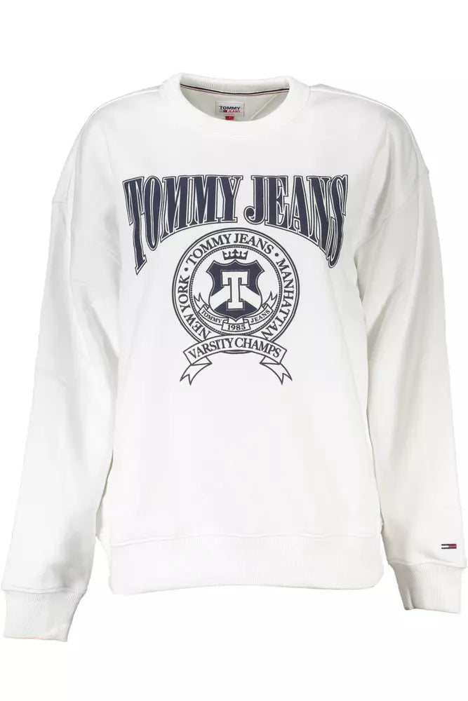 White Cotton Women Sweater Tommy Hilfiger