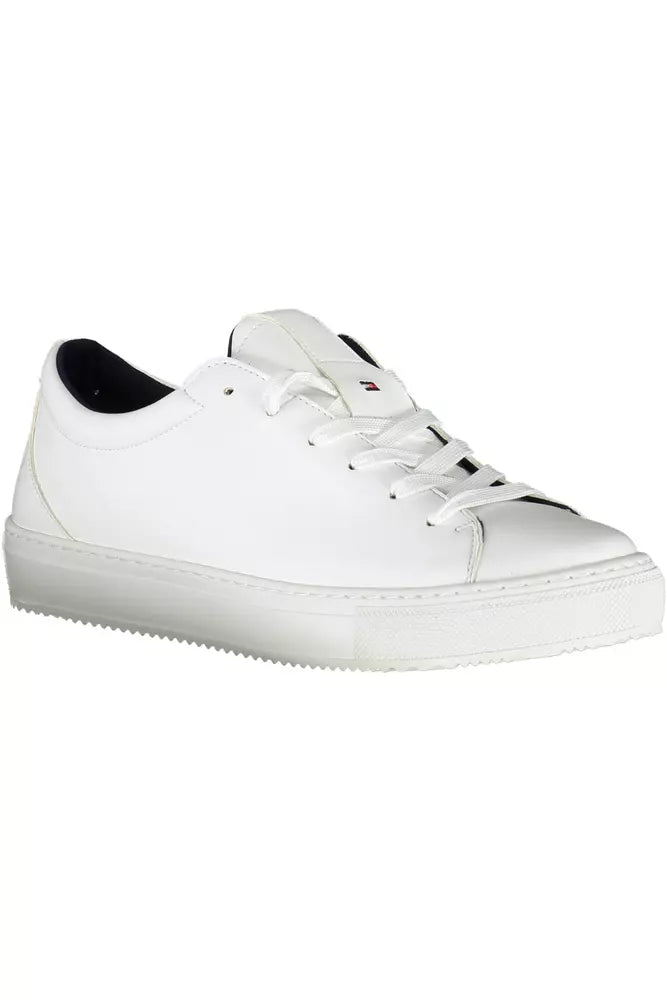 White Synthetic Women Sneaker Tommy Hilfiger