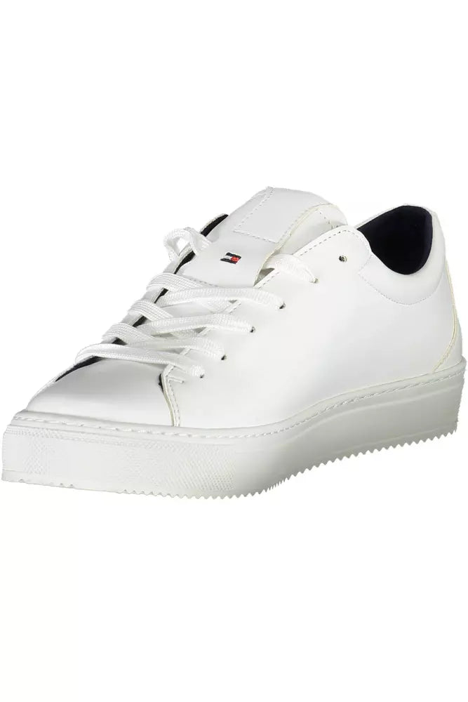 White Synthetic Women Sneaker Tommy Hilfiger