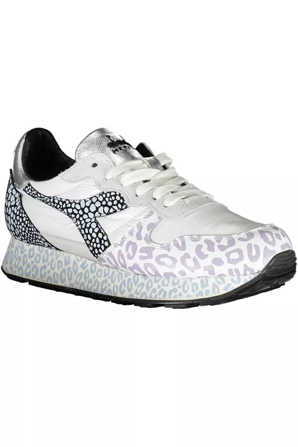 White Fabric Women Sneaker Diadora