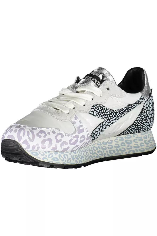 White Fabric Women Sneaker Diadora