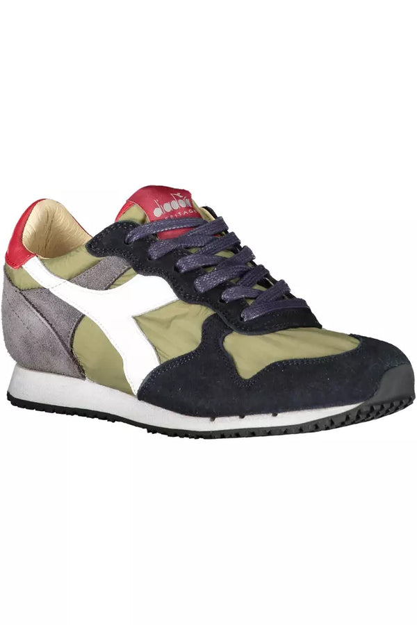 Green Leather Women Sneaker Diadora