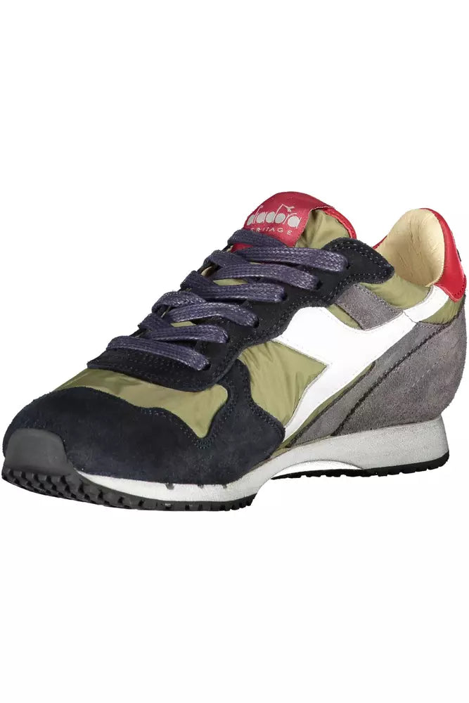 Green Leather Women Sneaker Diadora