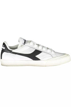 White Leather Women Sneaker Diadora