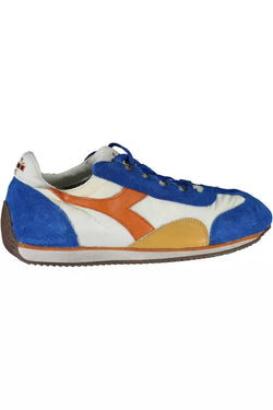 Blue Leather Women Sneaker Diadora