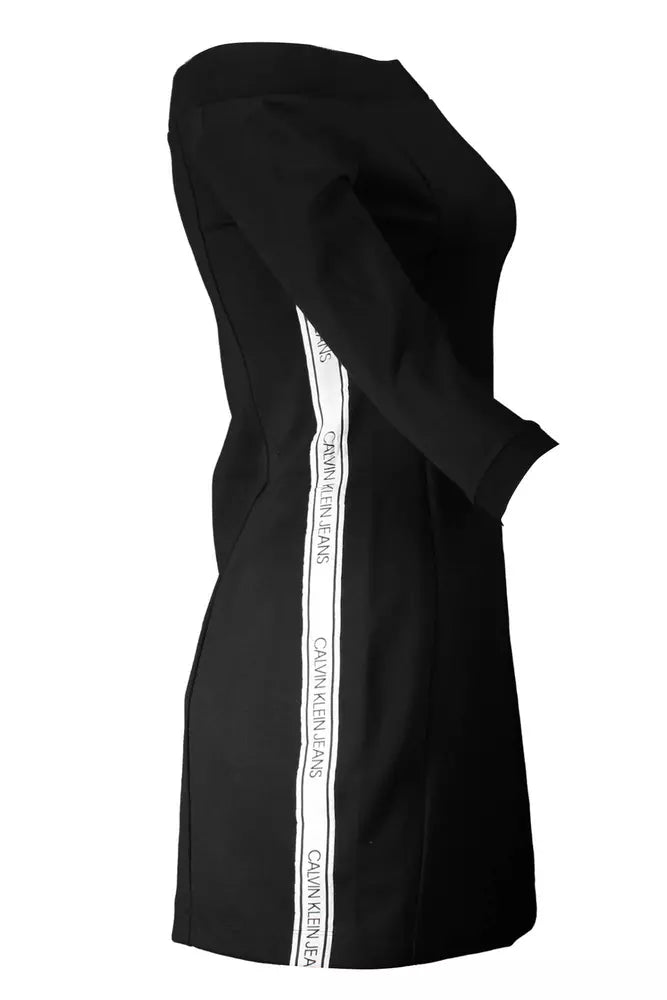 Black Polyester Women Dress Calvin Klein