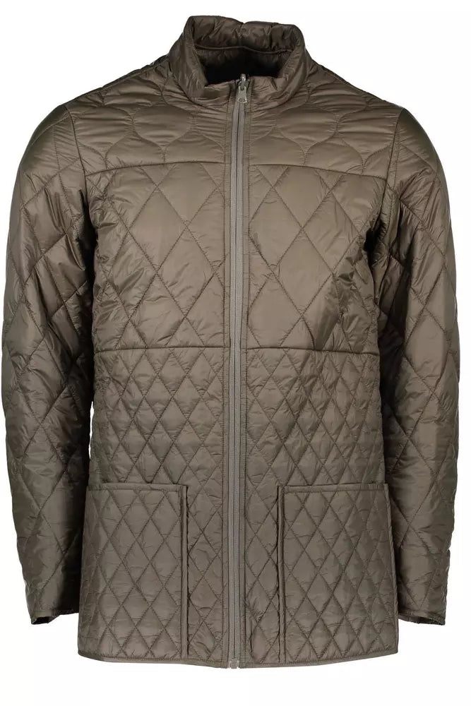 Brown Cotton Men Jacket Marciano by Guess