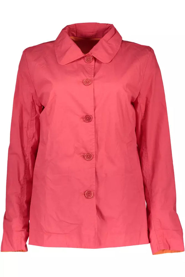 Red Cotton Women Jacket Gant