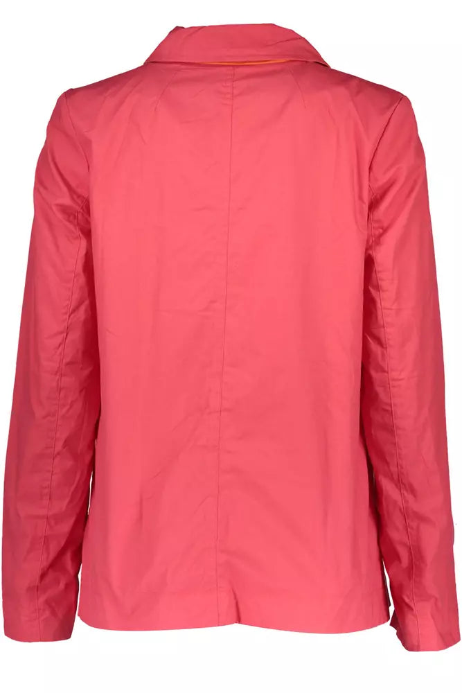 Red Cotton Women Jacket Gant