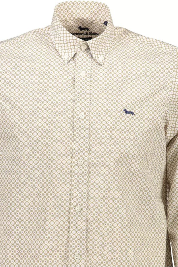 White Cotton Men Shirt Harmont & Blaine