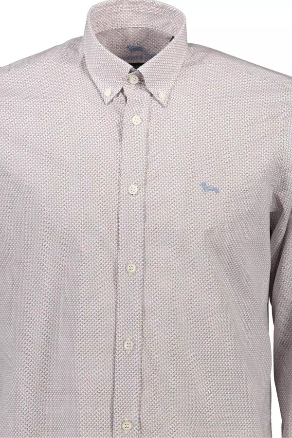 White Cotton Men Shirt Harmont & Blaine