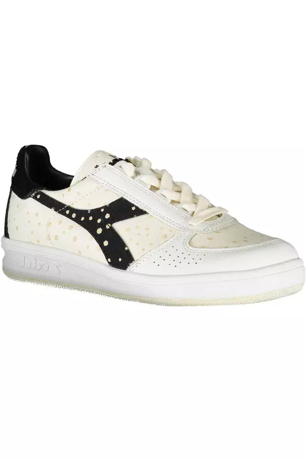 White Leather Women Sneaker Diadora