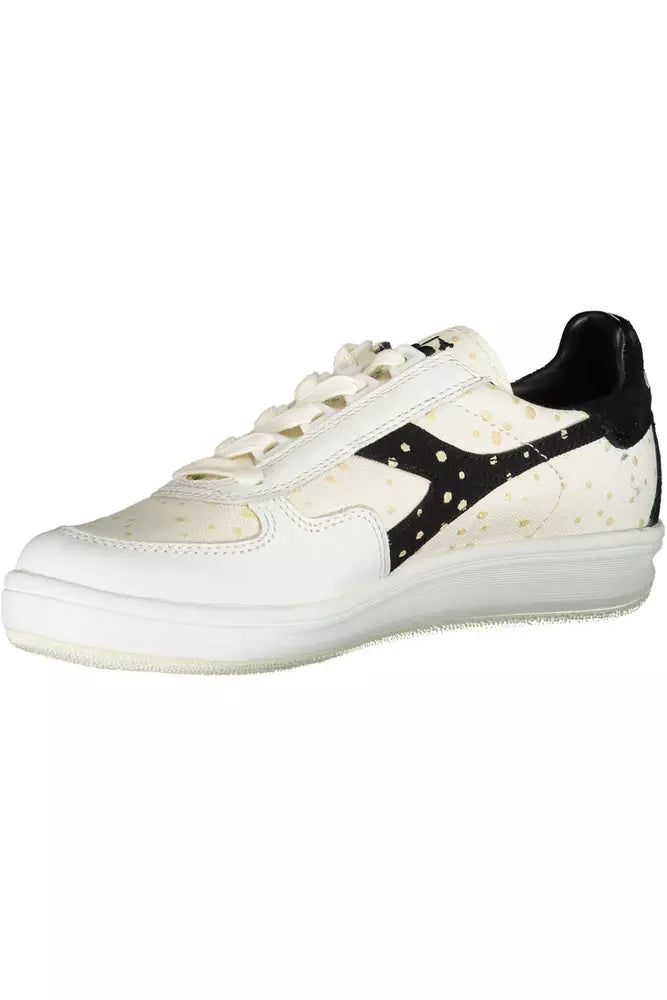 White Leather Women Sneaker Diadora