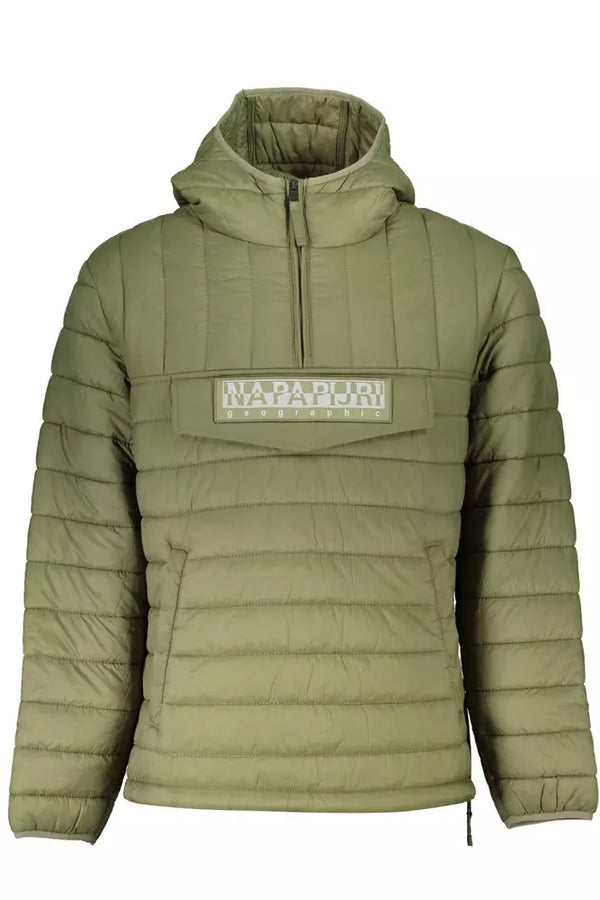 Green Polyamide Men Jacket Napapijri